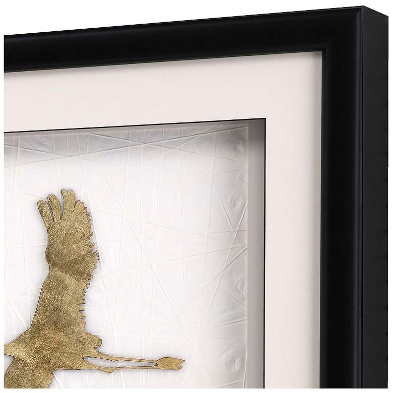 Image 3 Flight of Gold II 26"W x 26"H Framed Art Set of 2 more views