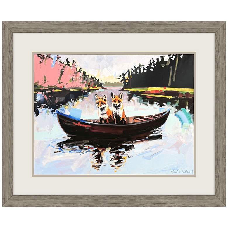Image 1 Flights of Fancy 33"W x 27"H Framed Art