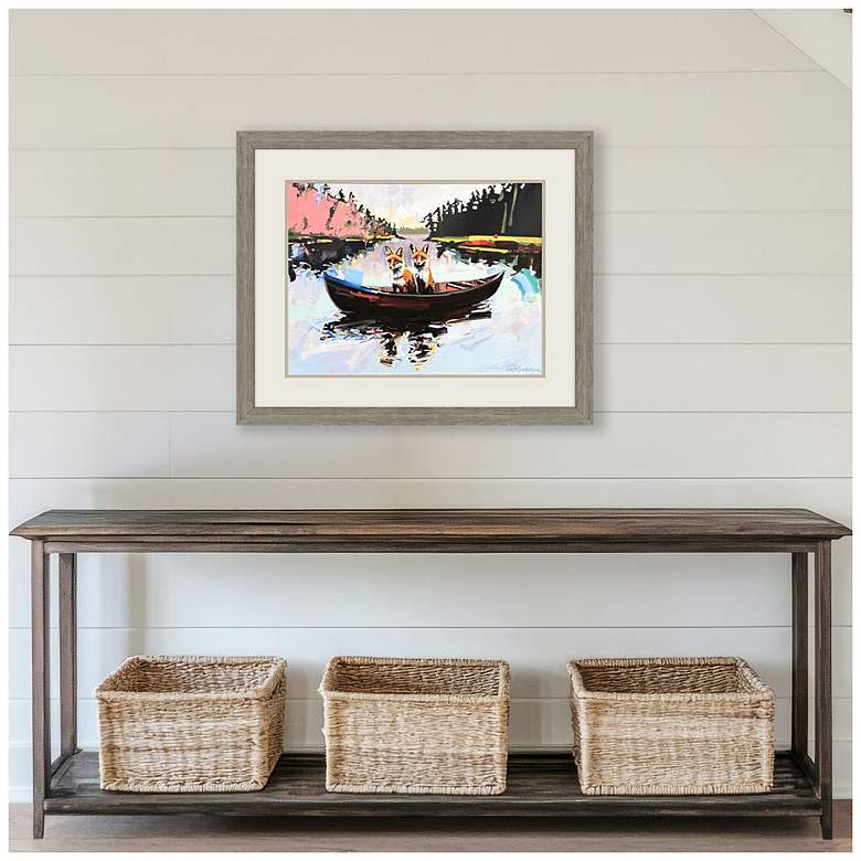 Image 4 Flights of Fancy 33"W x 27"H Framed Art more views