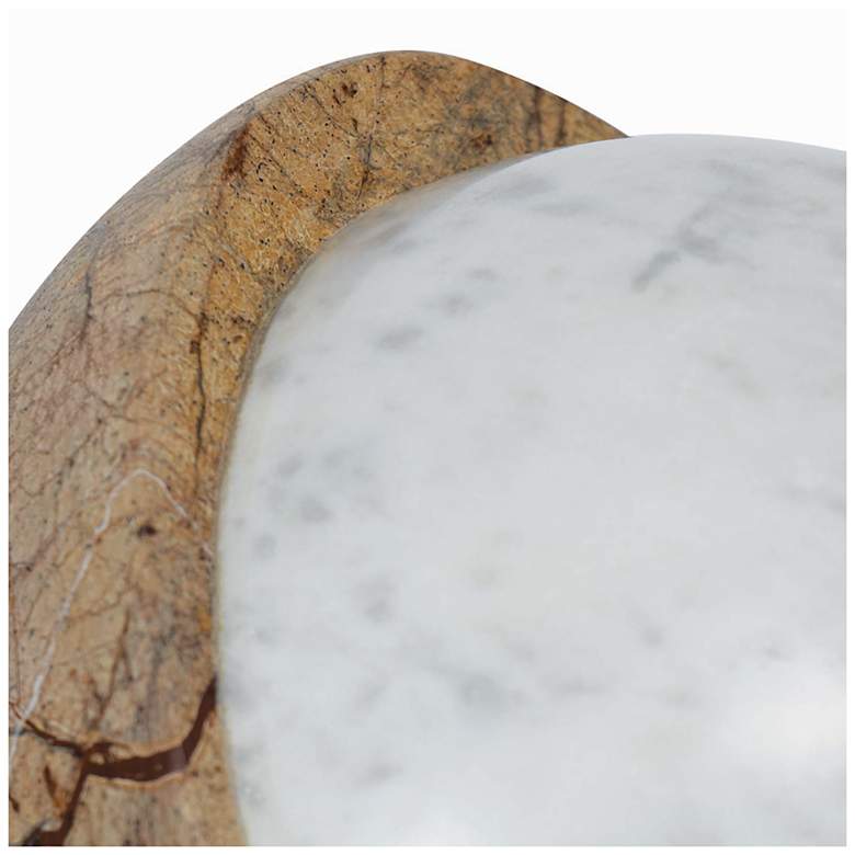 Image 3 Flint Marble Accessory (Forest Brown and White) more views