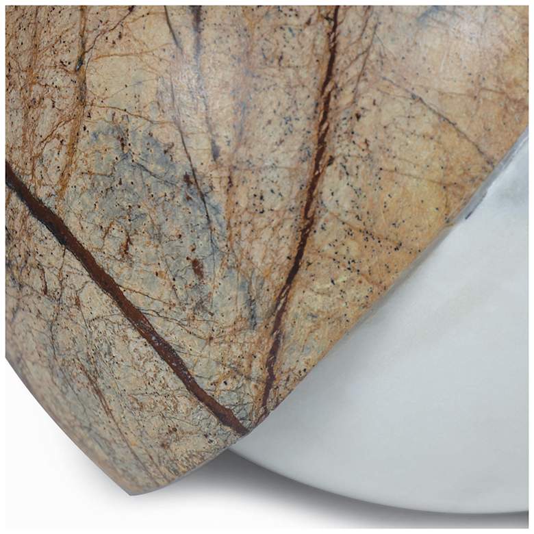 Image 4 Flint Marble Accessory (Forest Brown and White) more views