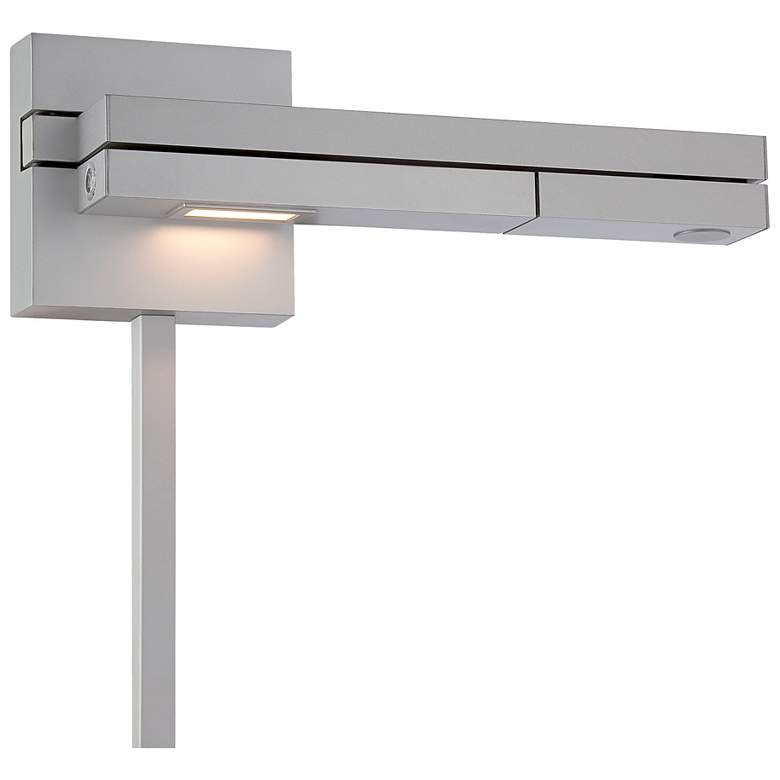 Image 1 Flip 4.5"H x 4.5"W 1-Light Headboard Light in Titanium