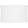 Flip Shade Collapsible Washable Drum White Shade 15x15x10"
