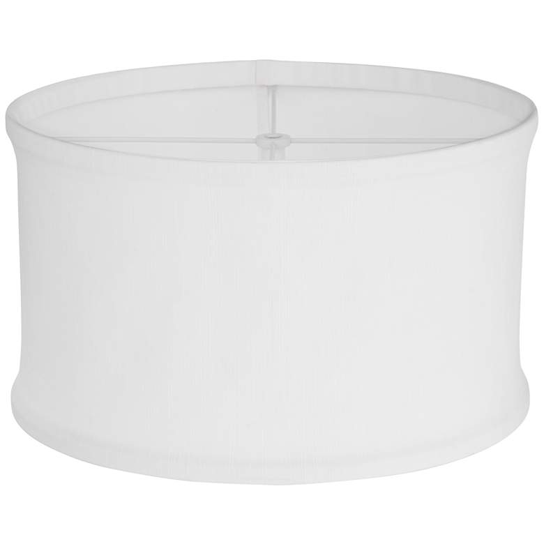 Image 5 Flip Shade Collapsible Washable Drum White Shade 15x15x10 inch more views