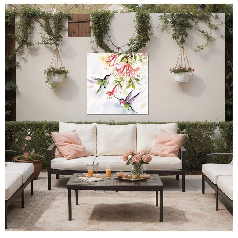 Image 3 Flit & Flutter Outdoor Canvas Art more views