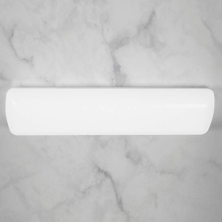 Image 1 Flo 5.38"H x 24"W 1-Light Bath Vanity & Wall Light in White
