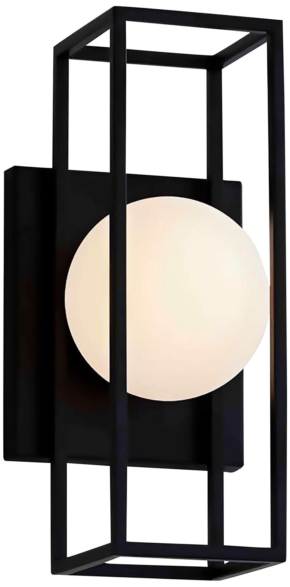 Matte black indoor on sale wall sconce