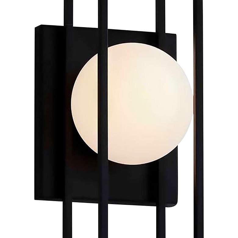 Image 4 Float 18 inchH Matte Black LED Indoor/Outdoor Wall Sconce more views