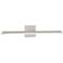 Float 24.25" Wide Silver Adjustable LED Vanity Light with Acrylic Len