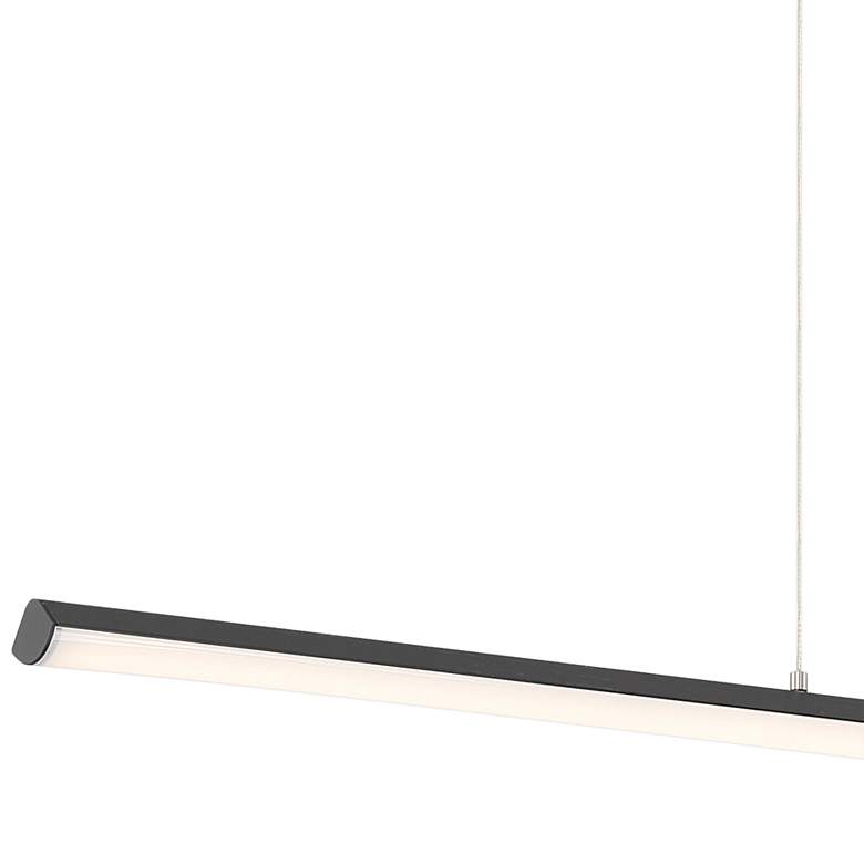 Image 2 Float 36" Wide Matte Black LED Island Pendant Light more views
