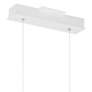 Float 48" Wide Matte White LED Island Pendant Light