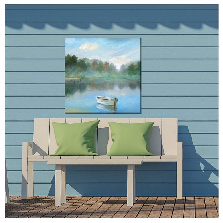 Image 2 Floating Away Outdoor Canvas Art more views