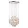 Floating Capiz Seashell 20" Wide Chandelier