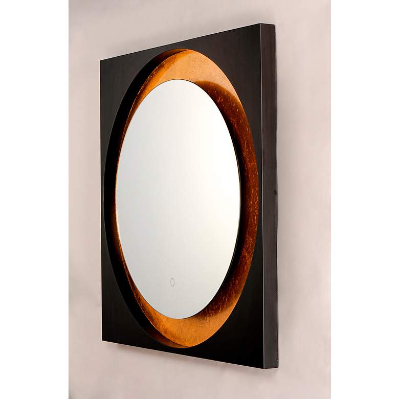 Image 2 Floating LED Mirror Square 31.5" more views