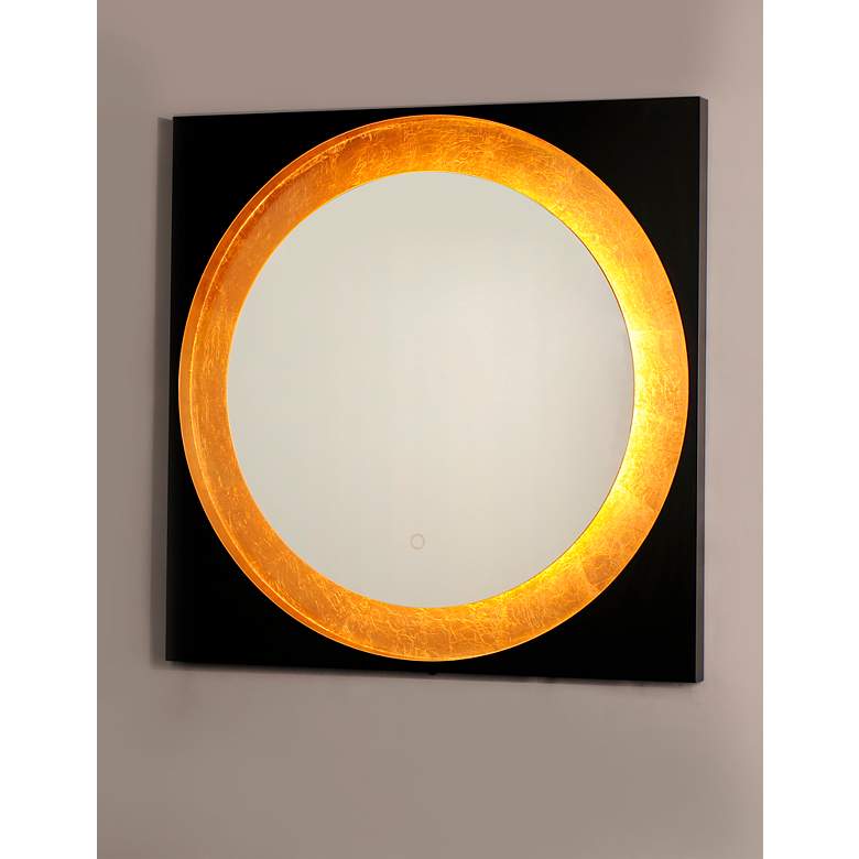 Image 3 Floating LED Mirror Square 31.5" more views