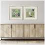 4_Floating Motion 25"W x 25"H Transitional Framed Art Set of 2 more views