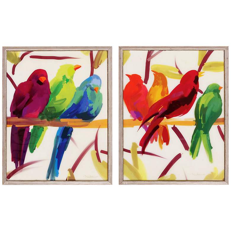 Image 1 Flock Together 15 inch High 2-Piece Wall Art Set
