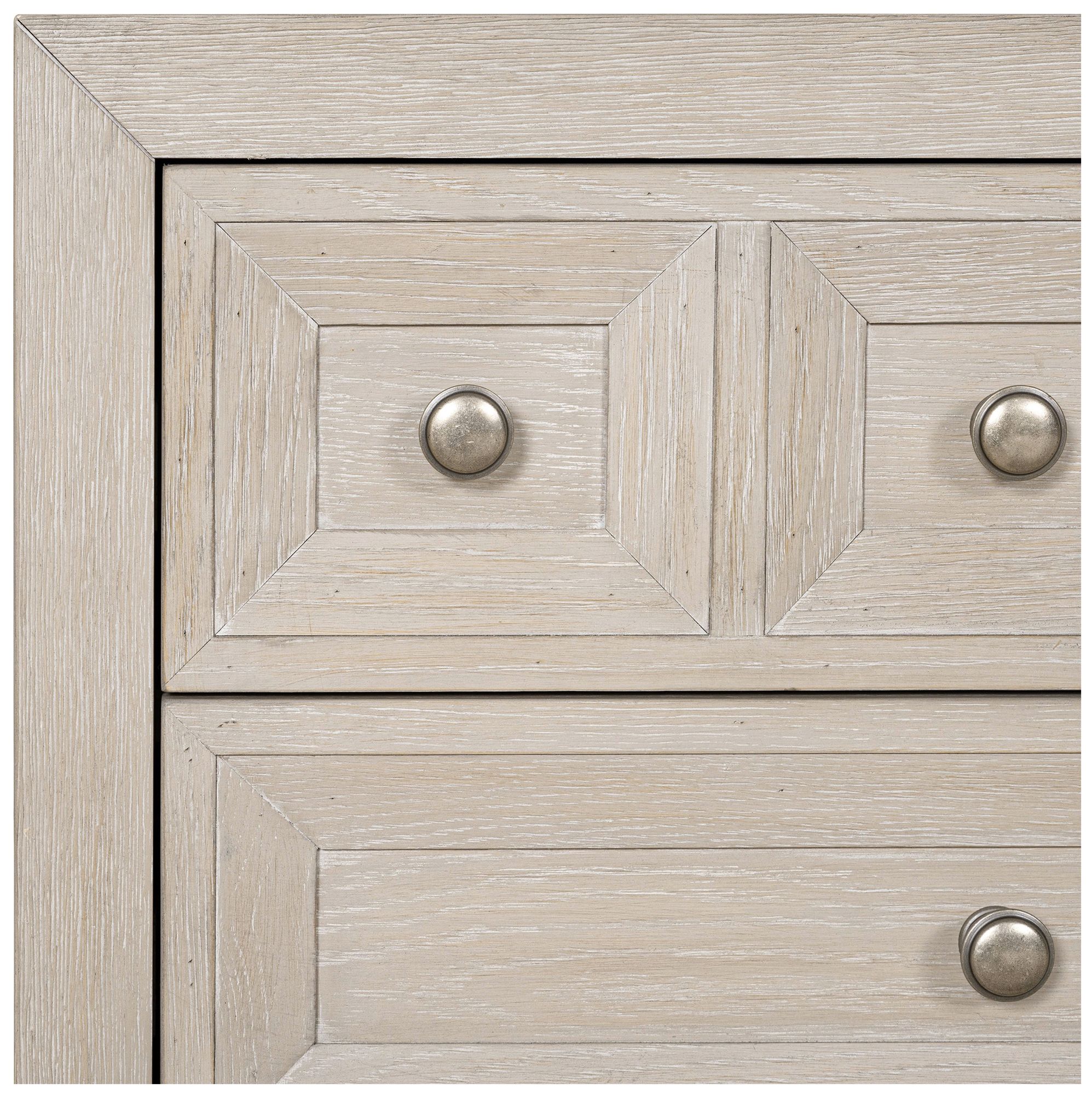 Flonnin Modern Classic Tawny 3 Drawer Nightstand With USB Charging Ports