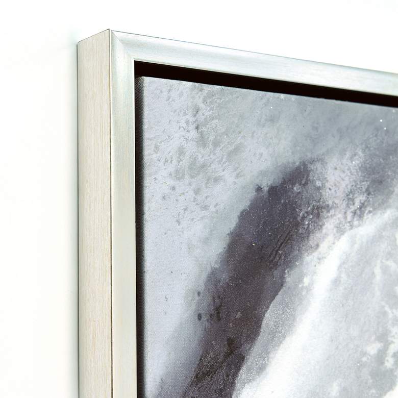 Image 7 Flood 36" Square Textured Metallic Framed Canvas Wall Art more views