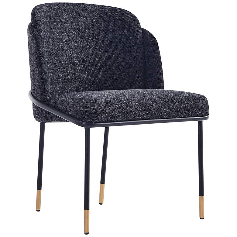 Image 2 Flor Black Fabric Dining Chair