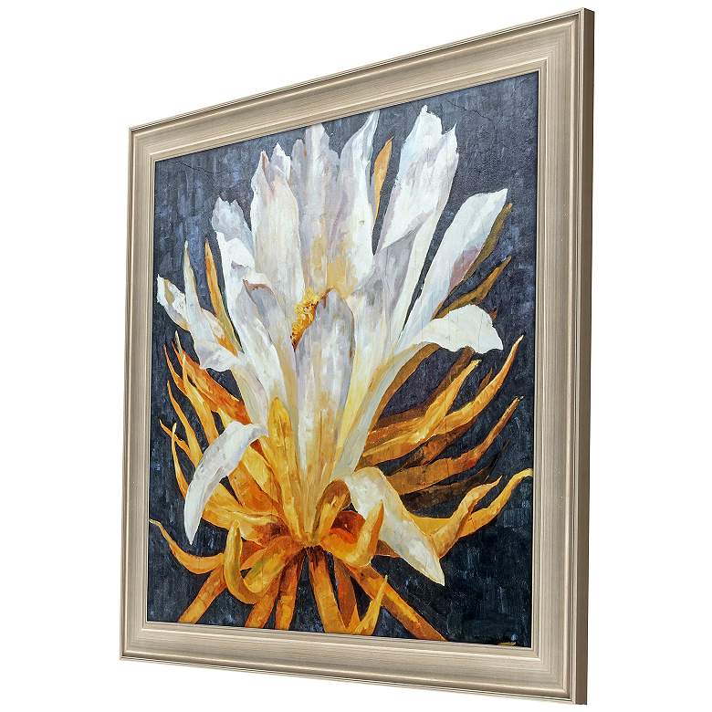 Image 2 Flor Blanca 42"W x 42"H Framed Art more views