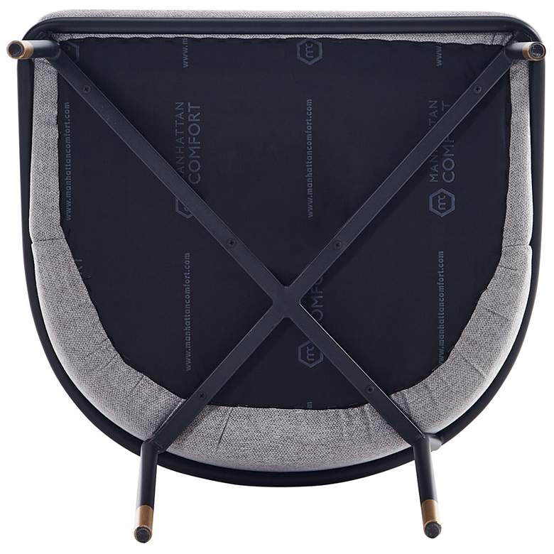 Image 4 Flor Gray Fabric Dining Chair more views