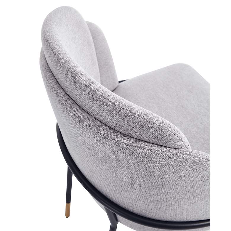 Image 3 Flor Gray Fabric Dining Chairs Set of 2 more views