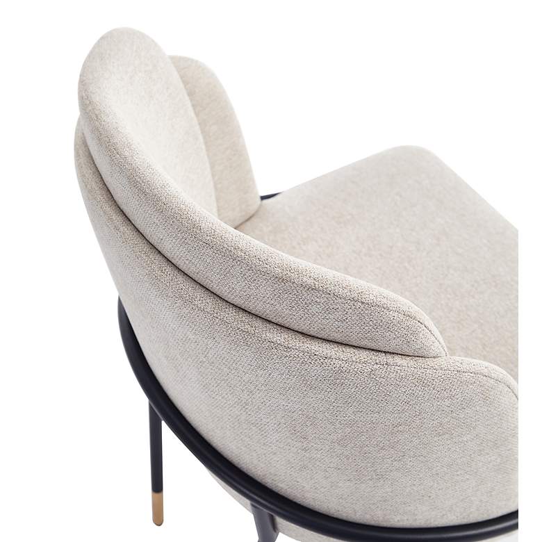 Image 3 Flor Wheat Fabric Dining Chair more views