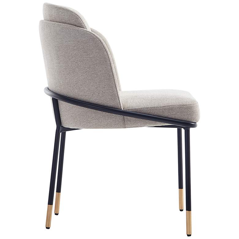 Image 7 Flor Wheat Fabric Dining Chair more views