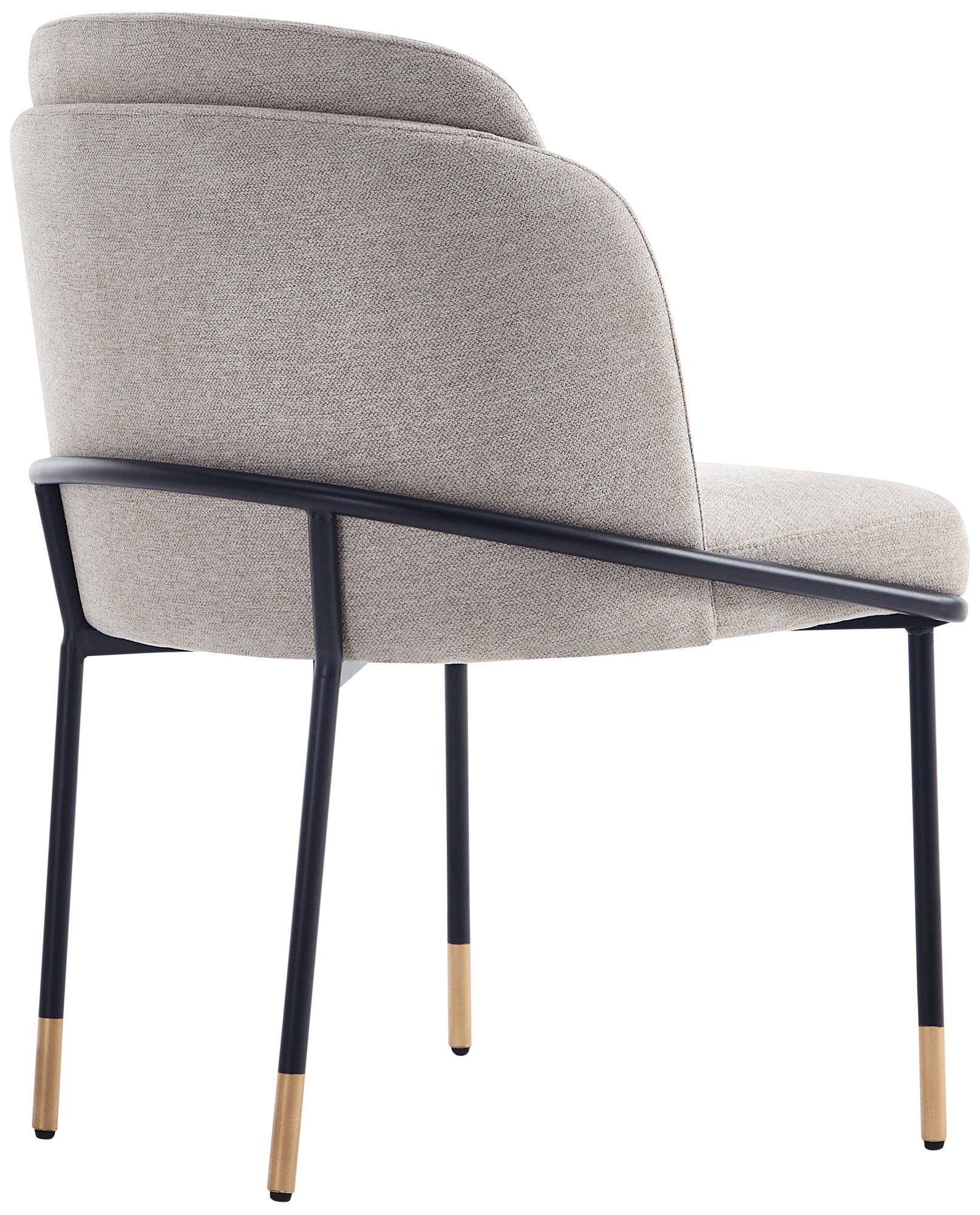 Flor Wheat Fabric Dining Chair in scene