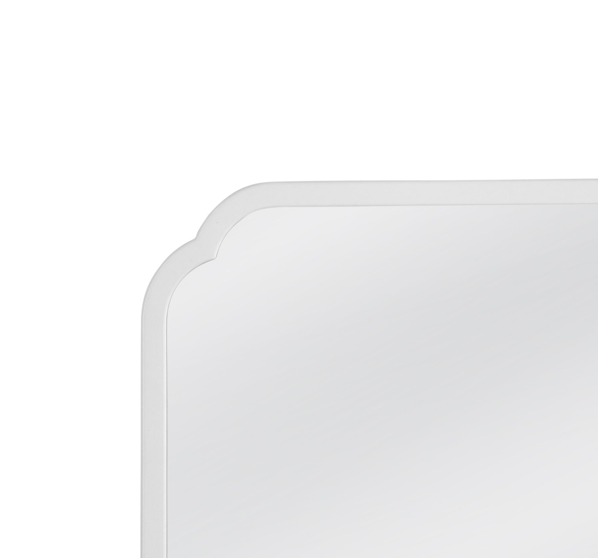 Image 3 Flora 30" x 30" White Square Wall Mirror more views