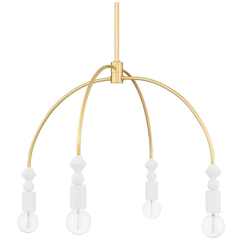 Image 1 Flora 4 Light Chandelier