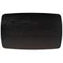 5_Flora 59" Wide Black Rectangular Dining Table more views
