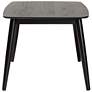6_Flora 59" Wide Black Rectangular Dining Table more views