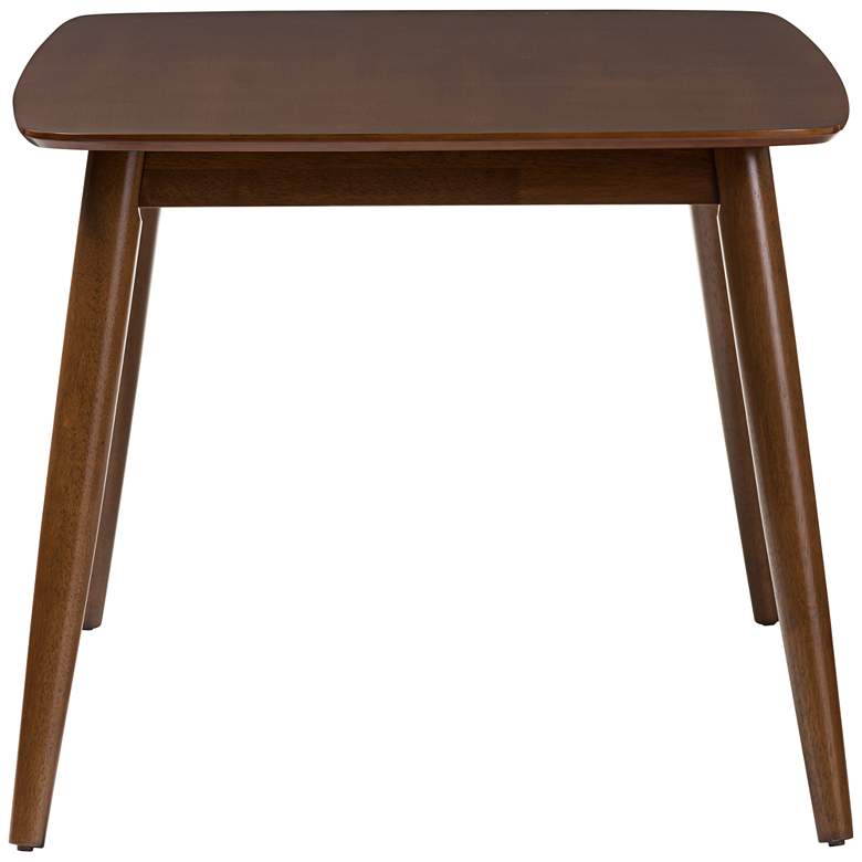 Image 4 Flora 62 1/2" Wide Oak Finish Modern Dining Table more views