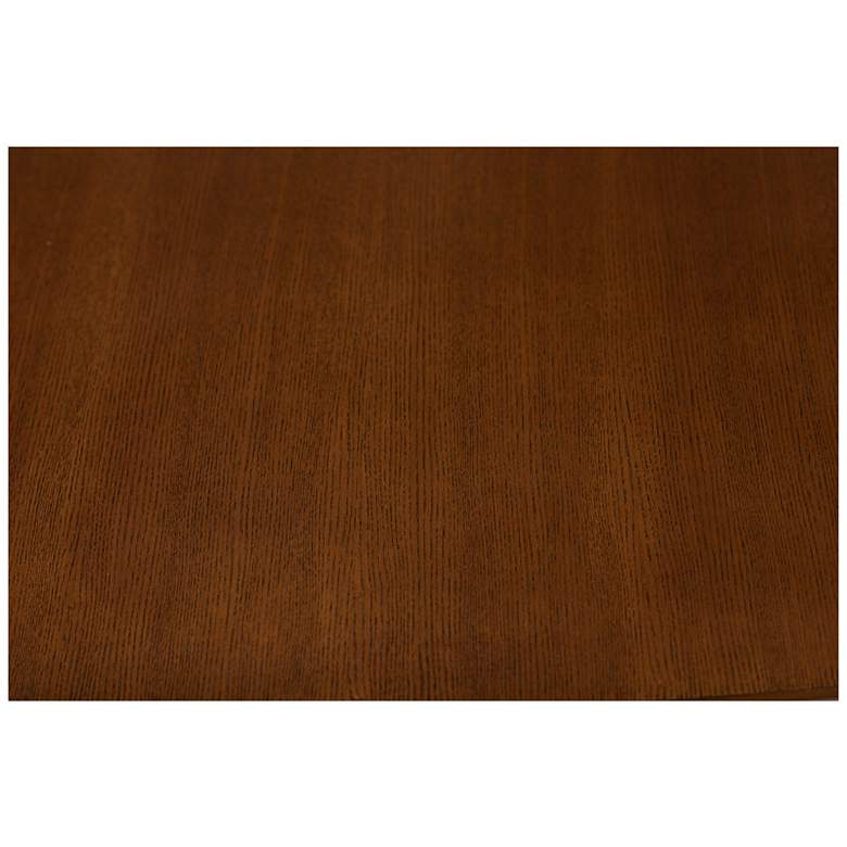 Image 5 Flora 62 1/2" Wide Oak Finish Modern Dining Table more views