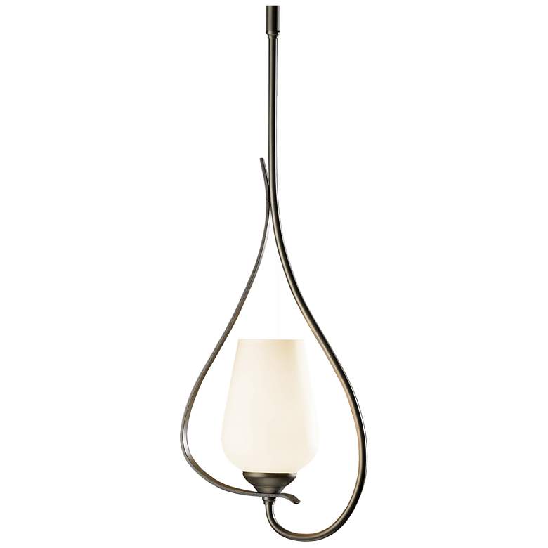 Image 1 Flora 7 1/2 inch Wide Dark Smoke Up Light Mini Pendant