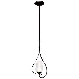 Image1 of Flora 7 1/2" Wide Oil-Rubbed Bronze Mini Pendant