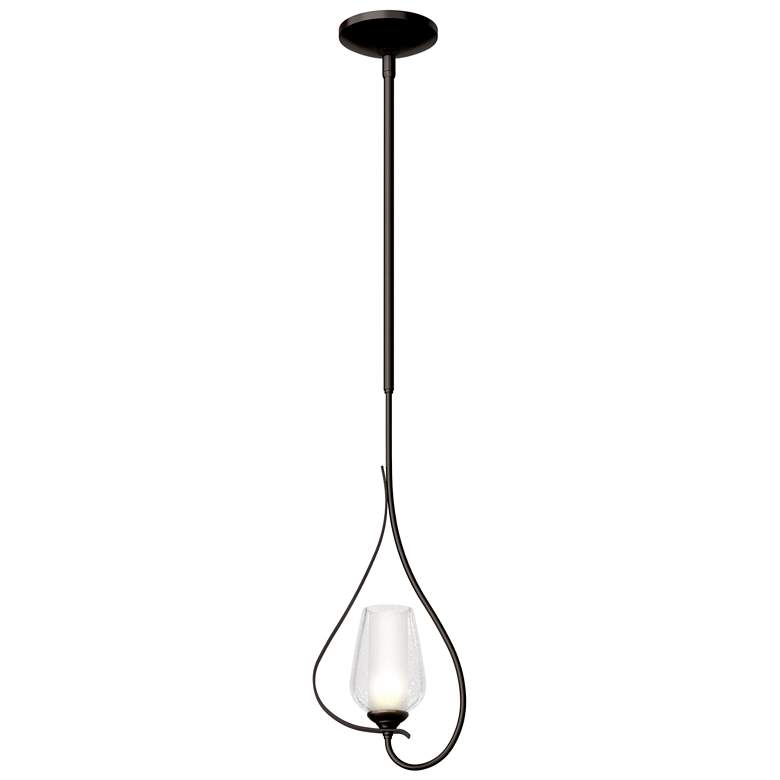 Image 1 Flora 7 1/2" Wide Oil-Rubbed Bronze Mini Pendant