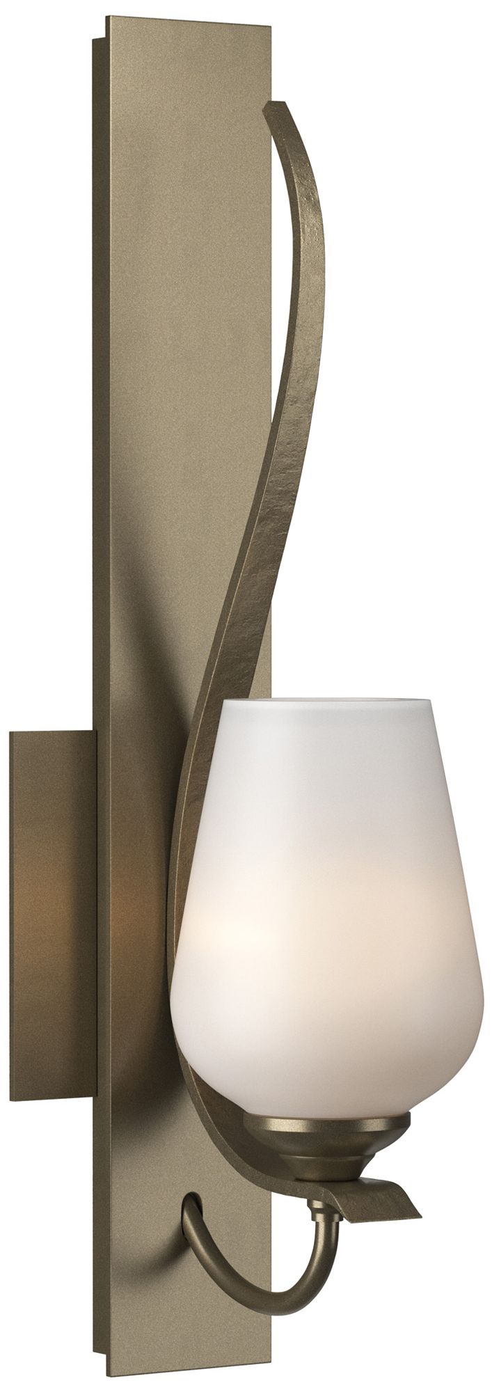 Flora Low Sconce - Gold - Opal Glass - Made to Order