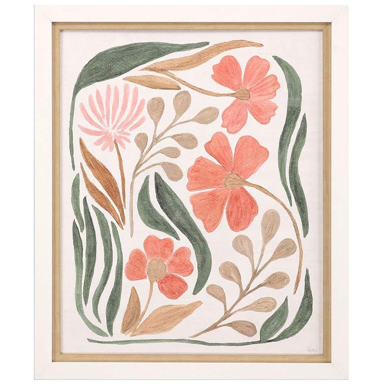 Image 1 Floral Abstract I 28"W x 34"H Framed Art