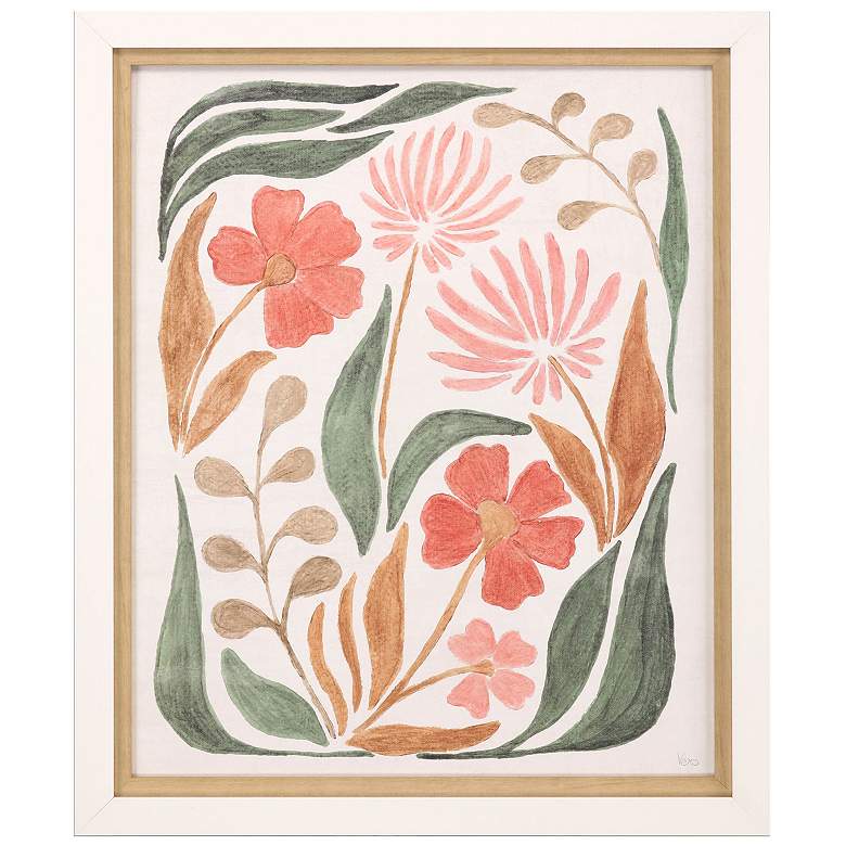 Image 1 Floral Abstract II 28"W x 34"H Framed Art