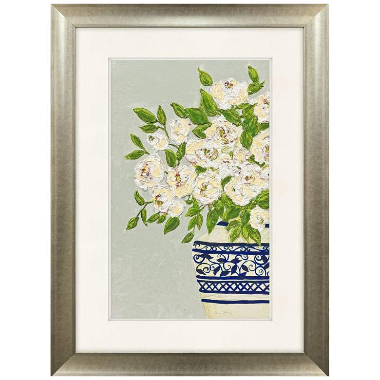 Image 1 Floral Balance I 31"W x 43"H Framed Art