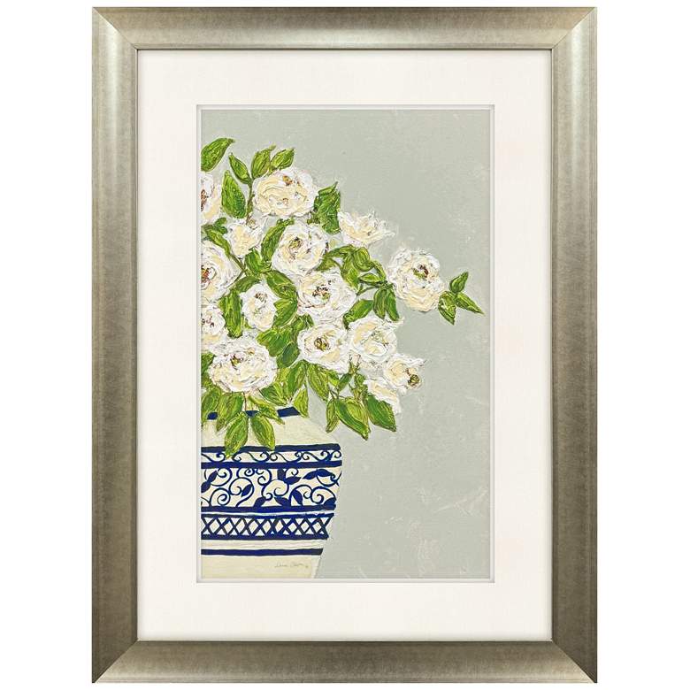 Image 1 Floral Balance II 31"W x 43"H Framed Art