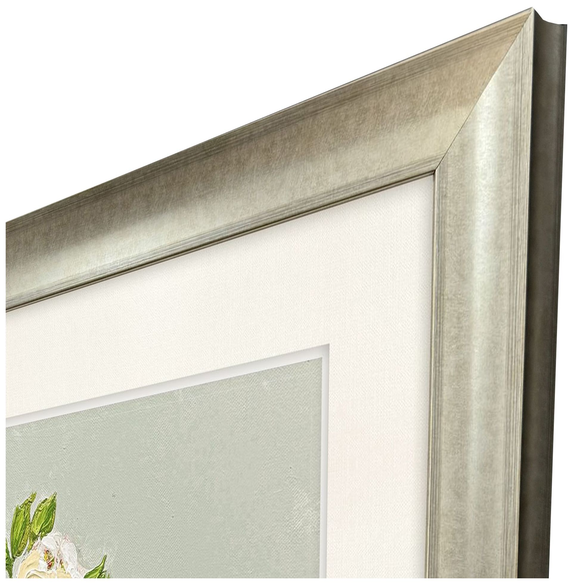 Image 3 Floral Balance II 31"W x 43"H Framed Art more views