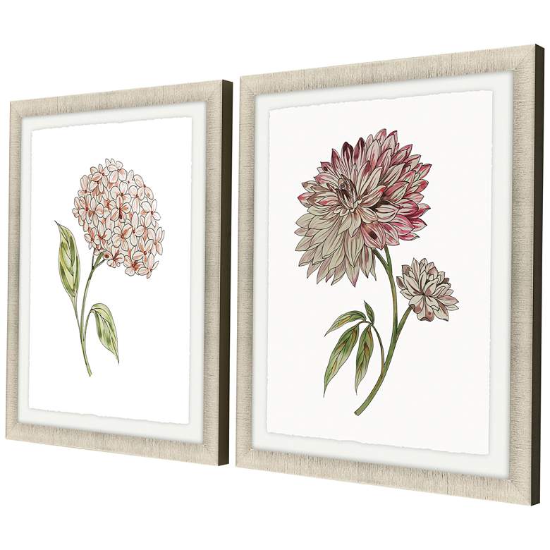 Image 4 Floral Beauty I 33 inch High 2-Piece Giclee Framed Wall Art Set more views