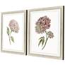 Floral Beauty I 33" High 2-Piece Giclee Framed Wall Art Set