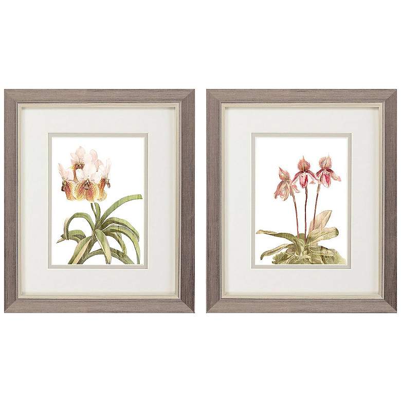 Image 1 Floral Beauty II 9"W x 11"H Framed Art Set of 2
