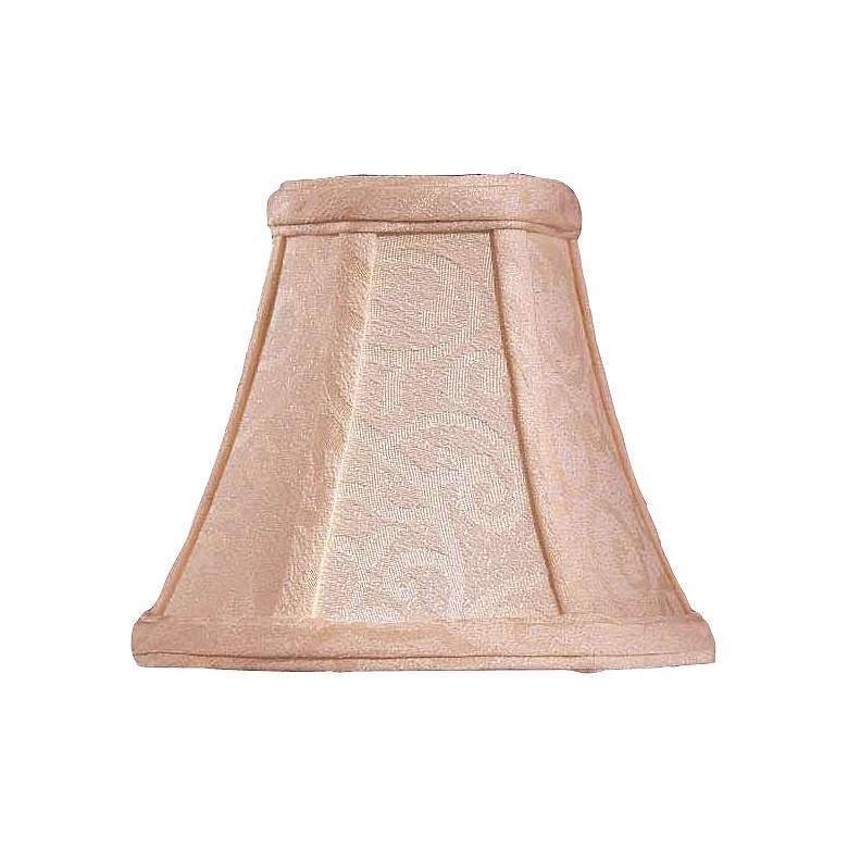 Image 1 Floral Cream Lamp Shade 3x6x5 (Clip-On)