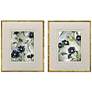 1_Floral Dream 23"W x 27"H Framed Art Set of 2
